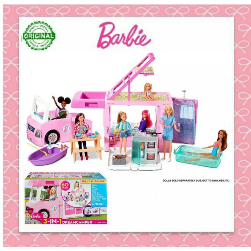 barbie 3 in 1 dream camper