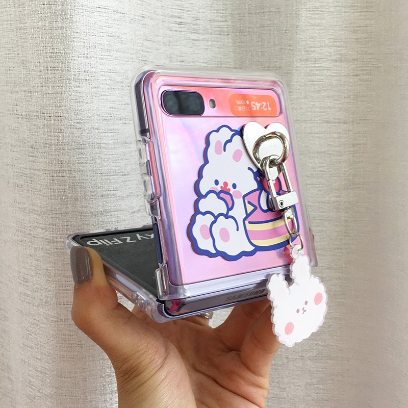 ๑ Original Samsung Galaxy Z Flip Mobile Phone Case Cute Protective Cover Z Flip New Fashion Folding F7000 F7070 Female Shopee Philippines