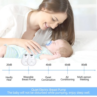 LED digital display S12 HANDSFREE Wearable Breast pump With Timing Function +free 10pcs milk bag #6