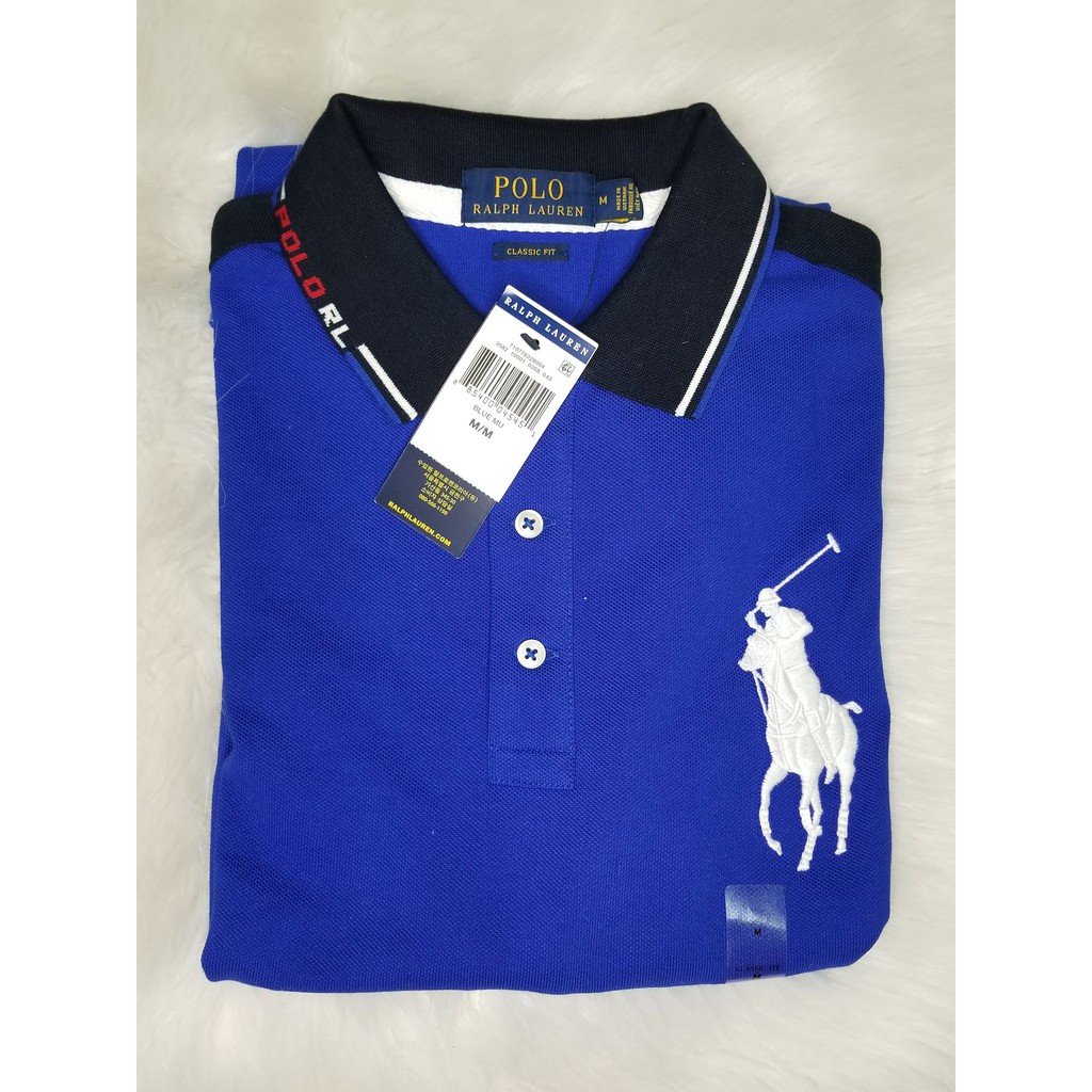 PLUS SIZE MEN Medium POLO Ralph Lauren Polo Shirt ROYAL BLUE BIG LOGO  BRANDED ORIGINAL AUTHENTIC BI | Shopee Philippines