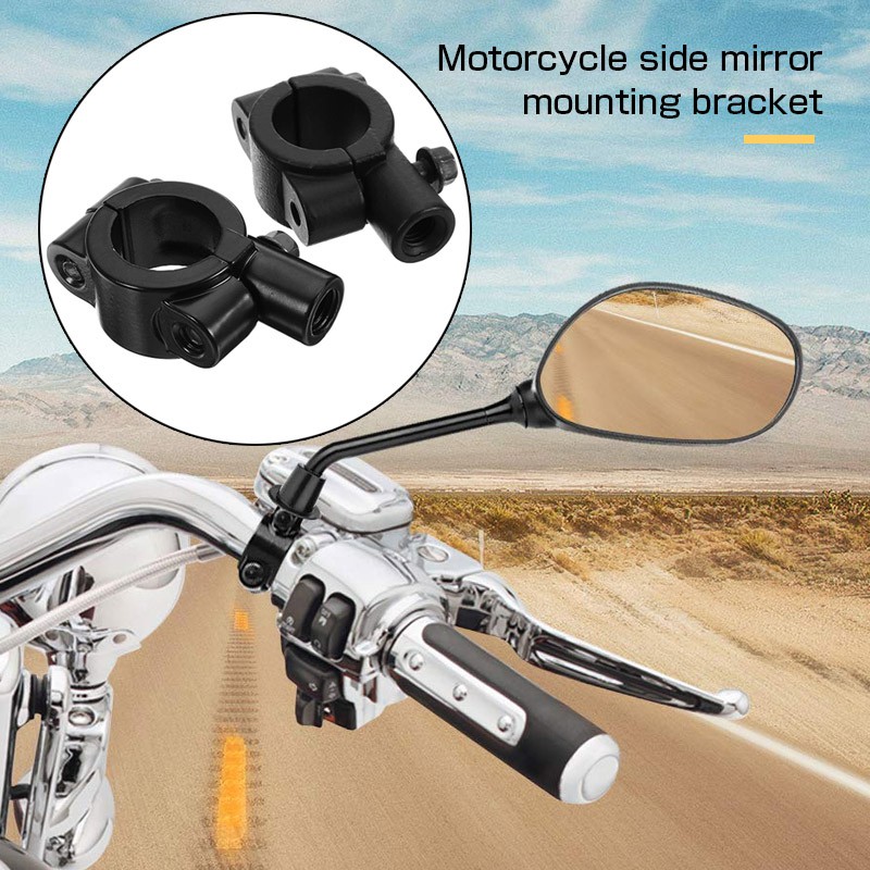 motorcycle side mirror clamp