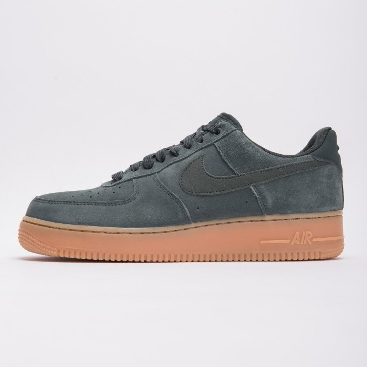 nike air force one suede green