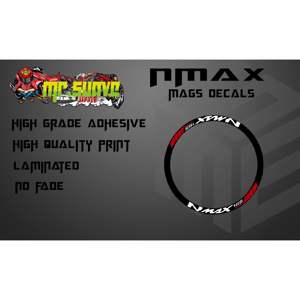 Nmax Mags Decals V2 Shopee Philippines