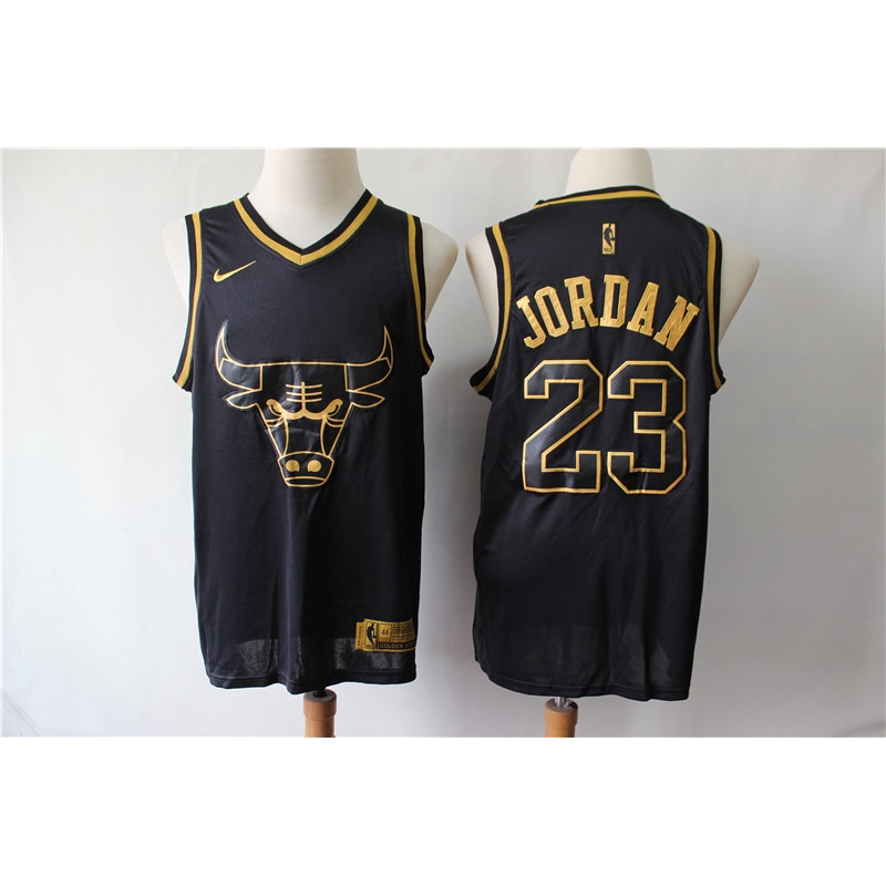 bulls 23 black jersey