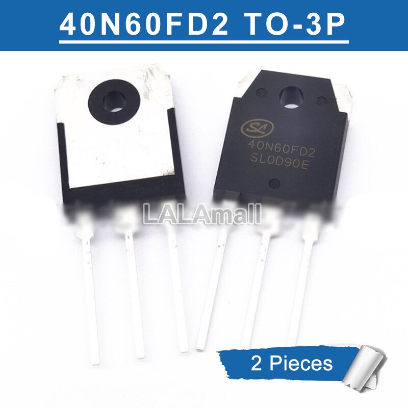 2pcs 40N60FD2 TO-3P SGT40N60FD2PN TO3P 40N60 40A/600V IGBT Transistor ...