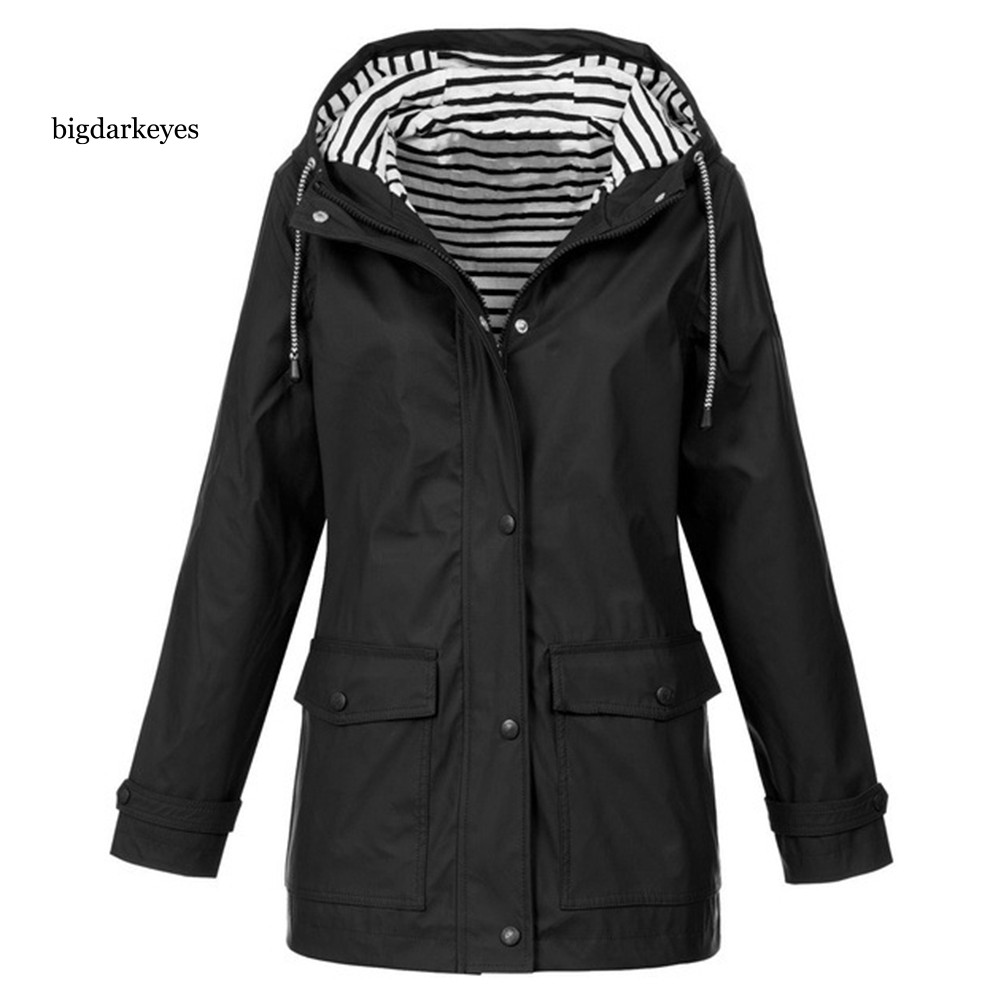 black rain jacket womens