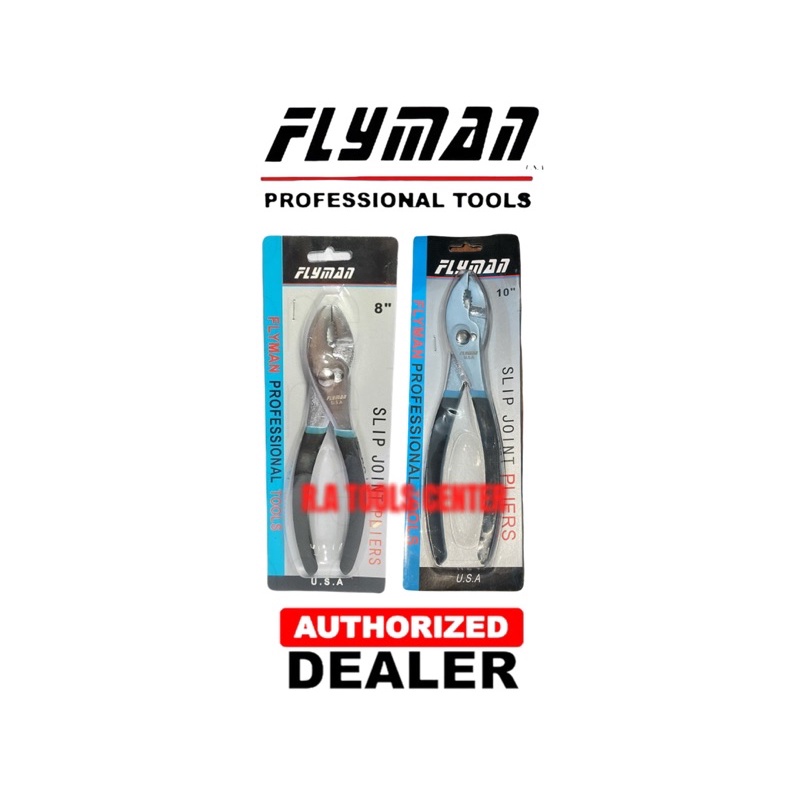 Flyman Tools Original Slip Joints Pliers SIZES 8" and 10" ( Slip Joint