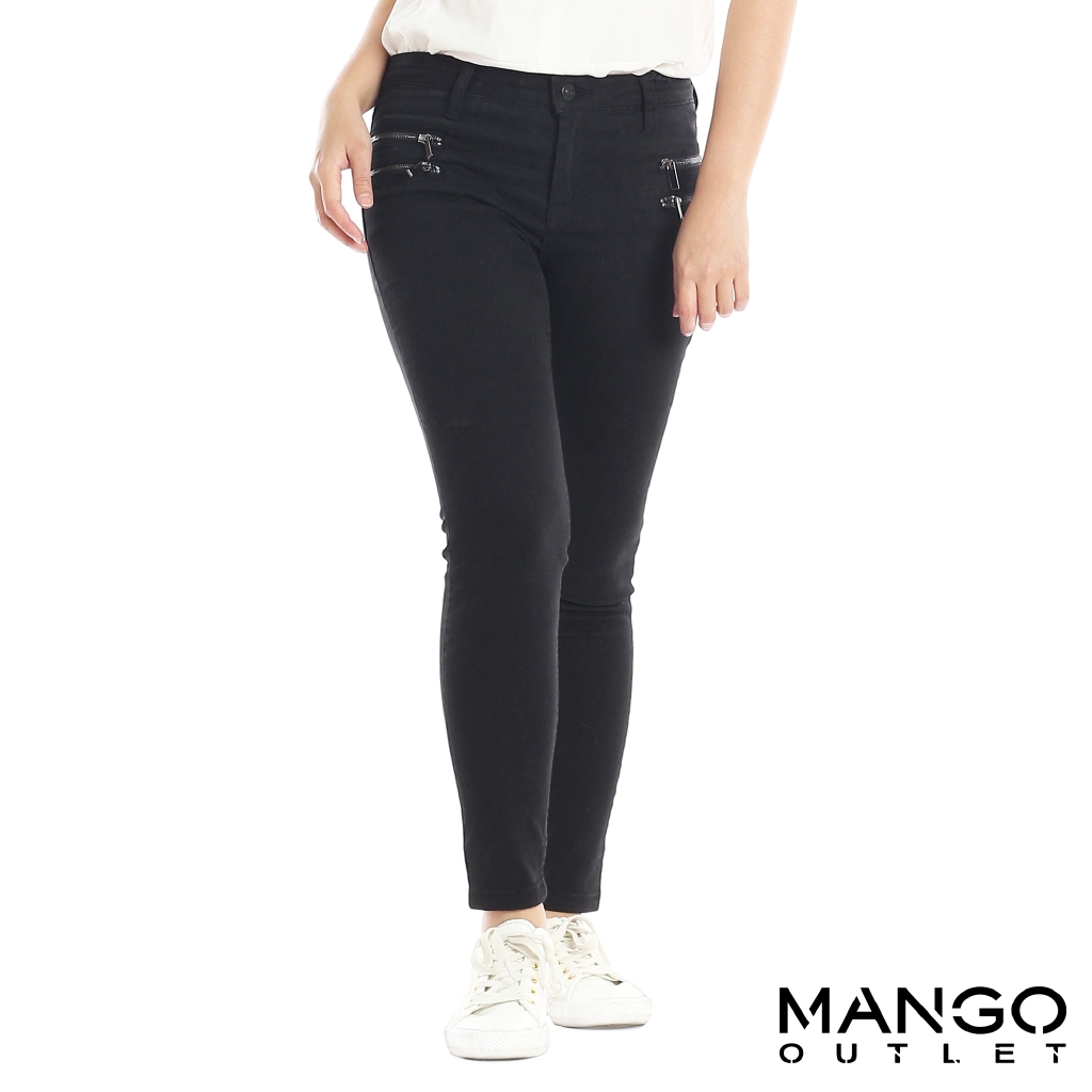 mango black jeans