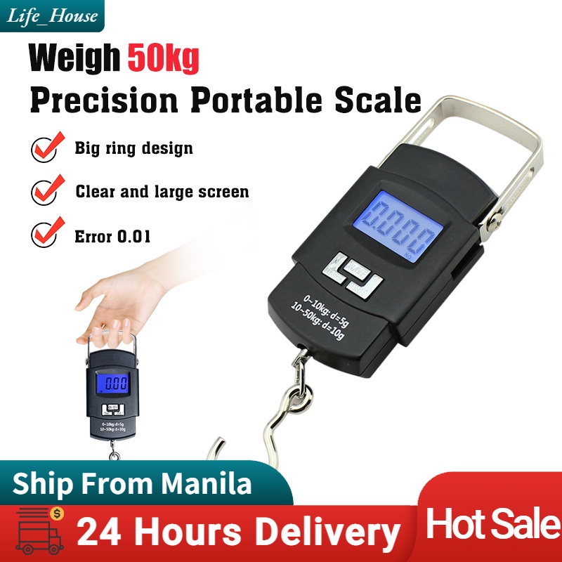 Portable Digital Weight Scale Hand Carry Hook Type Luggage Electronic ...