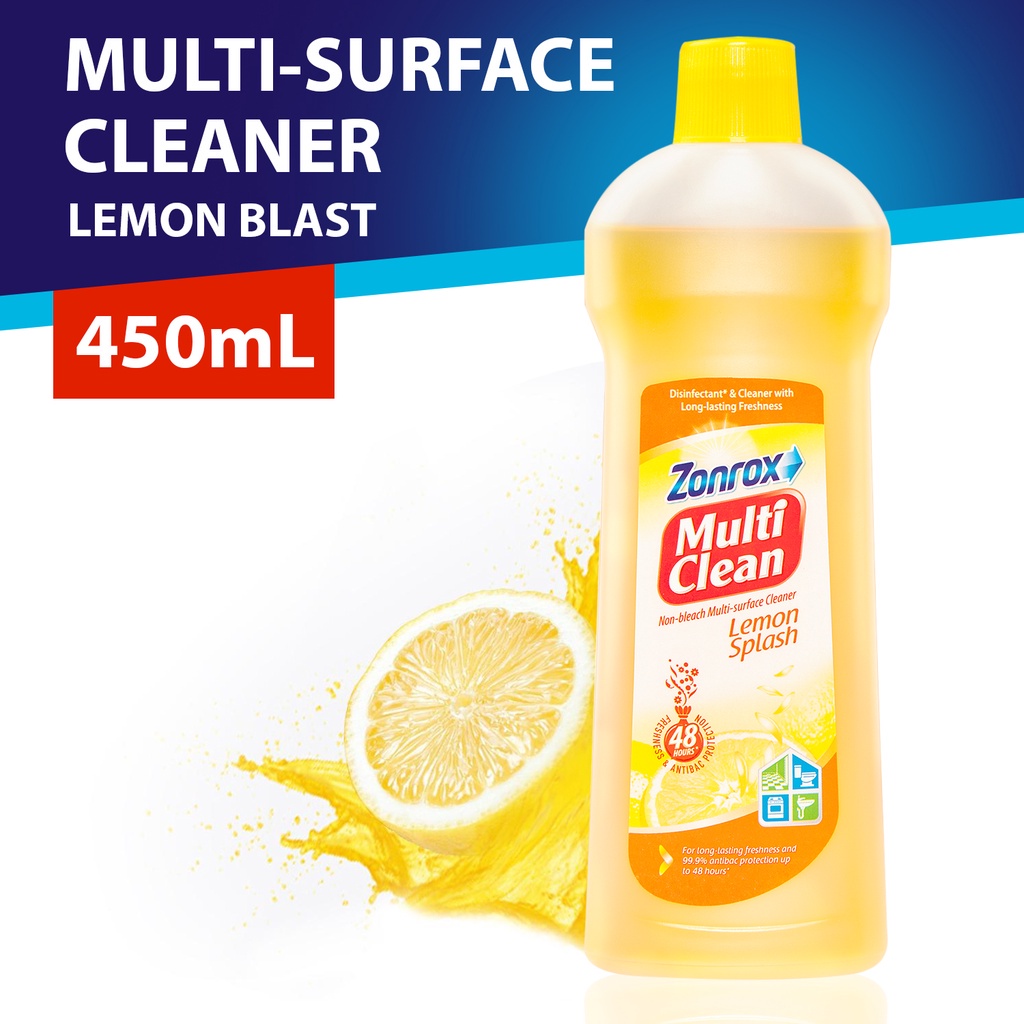 Zonrox Multi Clean Lemon Splash 450 Ml Shopee Philippines