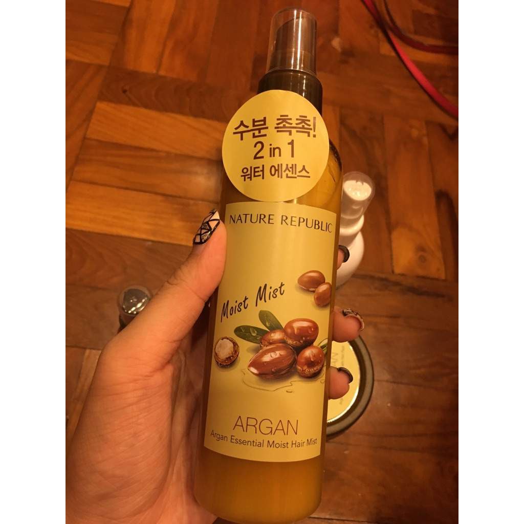 Nature Republic Argan Essential Moist Hair Mist Shopee Philippines