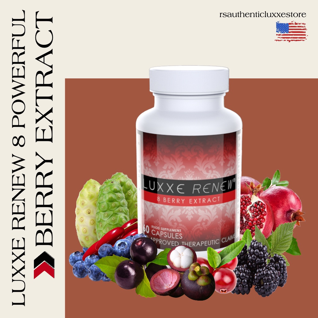 Luxxe Renew 8 Berry Extract ( AUTHENTIC 100 ) Shopee Philippines