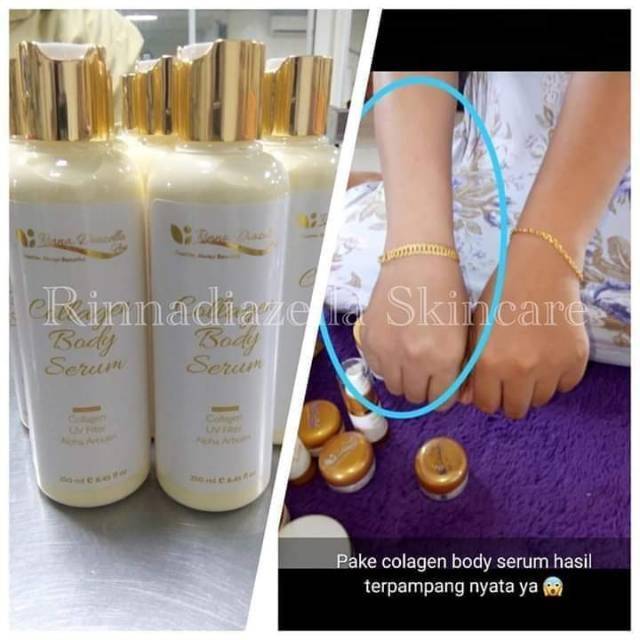 Collagen Body Serum Rinna Diazella Overing Skin Whitening Dg Fast Permanent Philipes