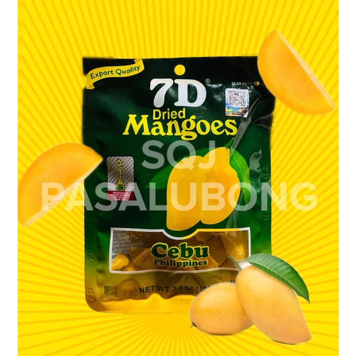 7D Dried Mangoes 100g Cebu Pasalubong Shopee Philippines