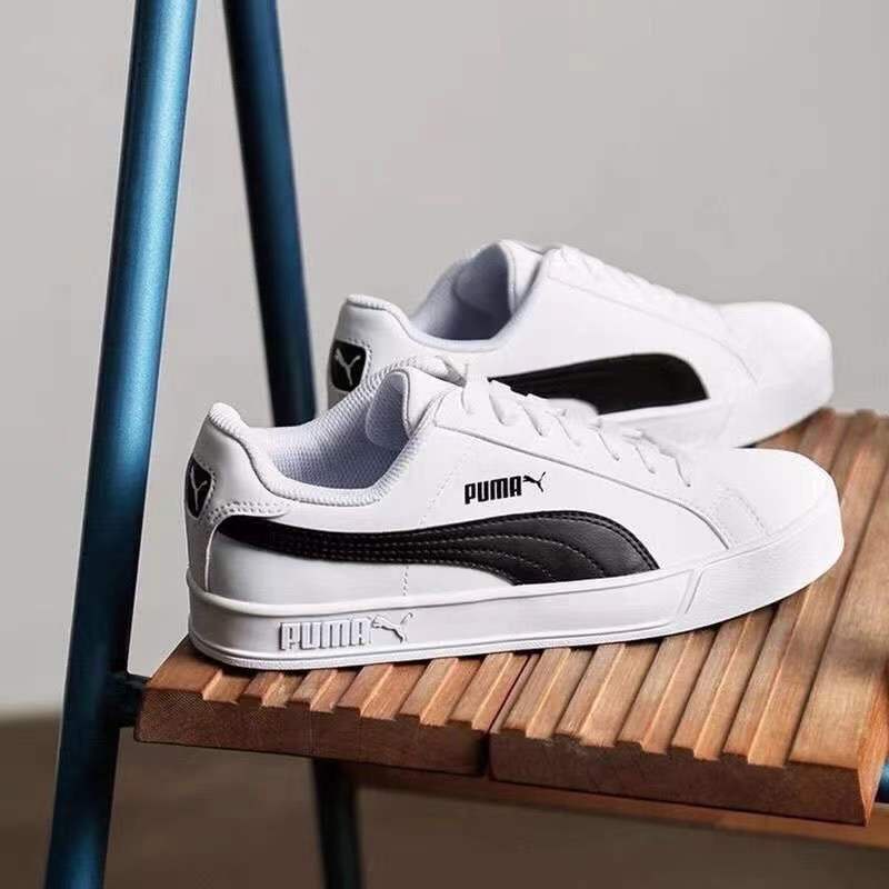 puma vulc white sneakers