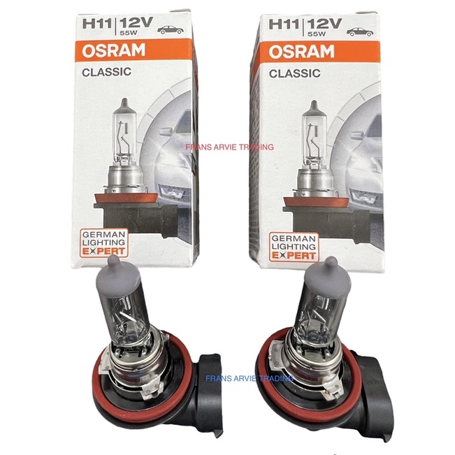 Osram H11 64211 12V 55W Original (2pcs) | Shopee Philippines