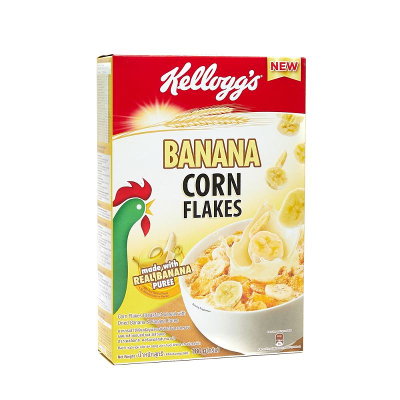 Kellogg's Banana Corn Flakes Cereal (180G) | Shopee Philippines