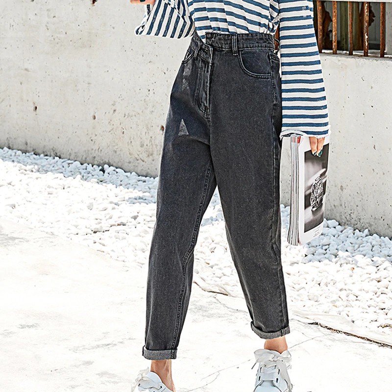 buy high waisted boyfriend jeans