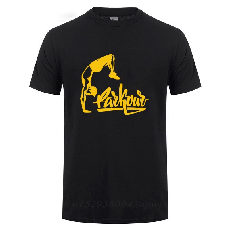 Parkour T Shirt Funny Birthday Gift For Men Faddish Vaporwave Short Sleeve Summer O Neck Cotton T-Shirt Tshirt Top Dropshipping