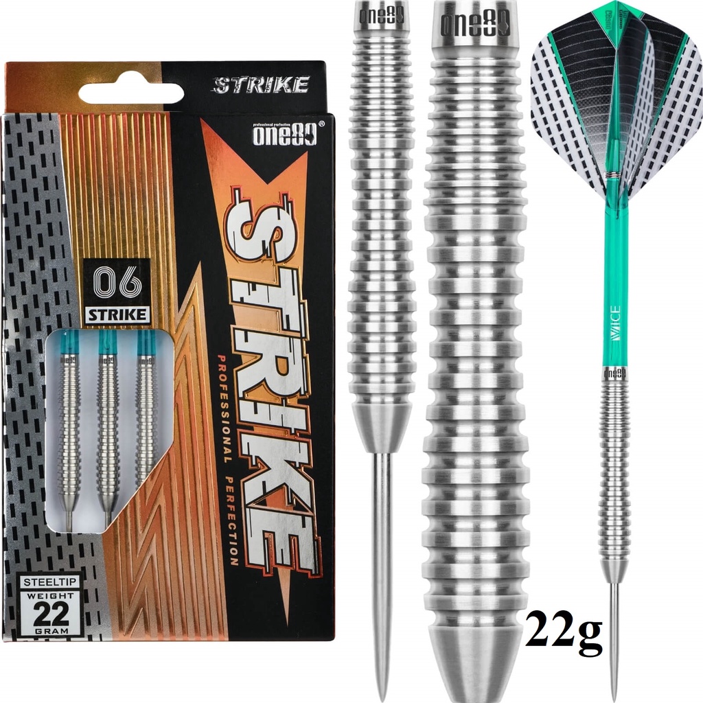 ONE80 Strike Darts Set 20g 24g grams 90% Tungsten Steel Tip 