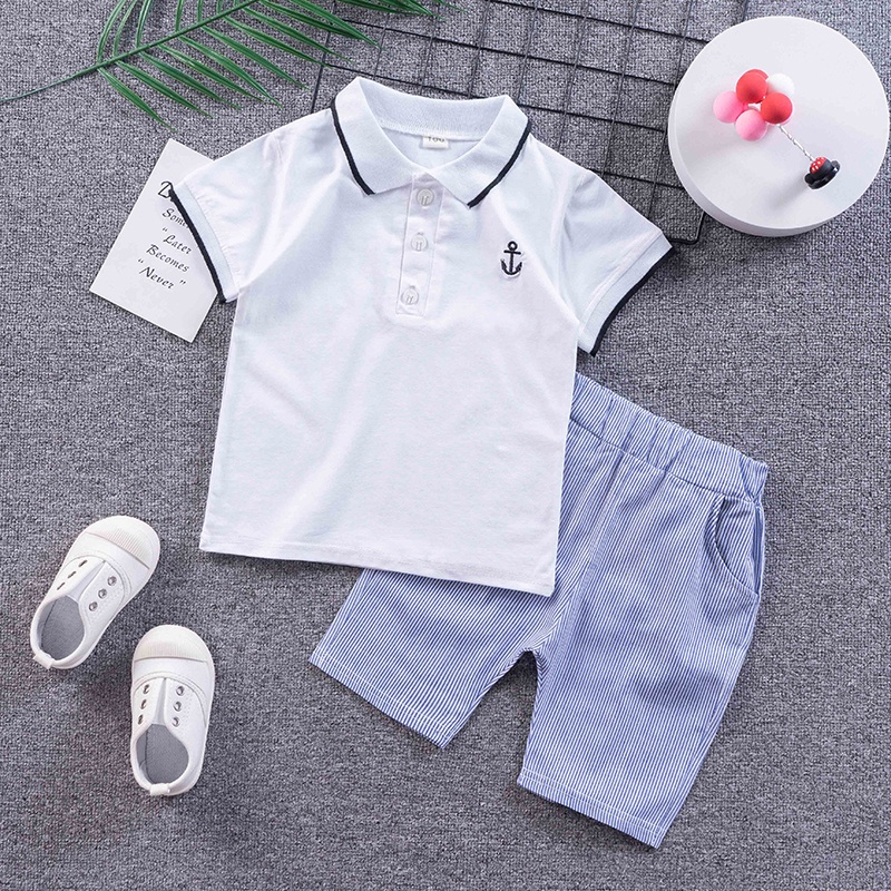 Boy polo shirt baby boy clothes 0-5 years old kid's suit fashion ...