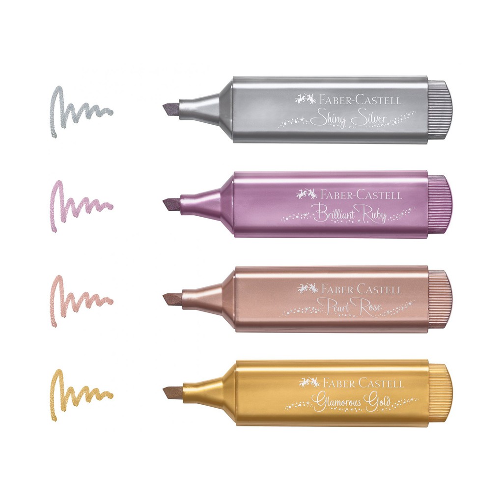 Faber Castell Textliner 46 Metallic Highlighter (Per Piece) Shopee