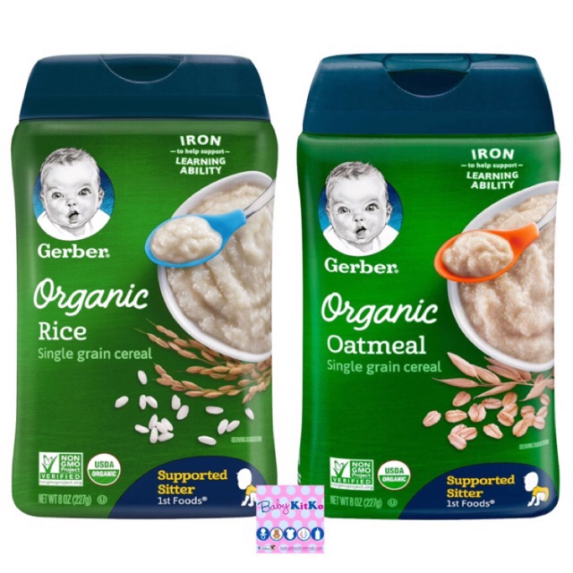 baby gerber oatmeal