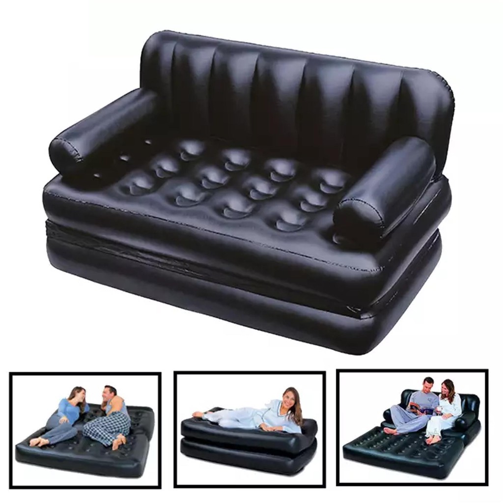 1 Inflatable Sofa Air Bed Couch, 5 In 1 Inflatable Sofa Air Bed Couch