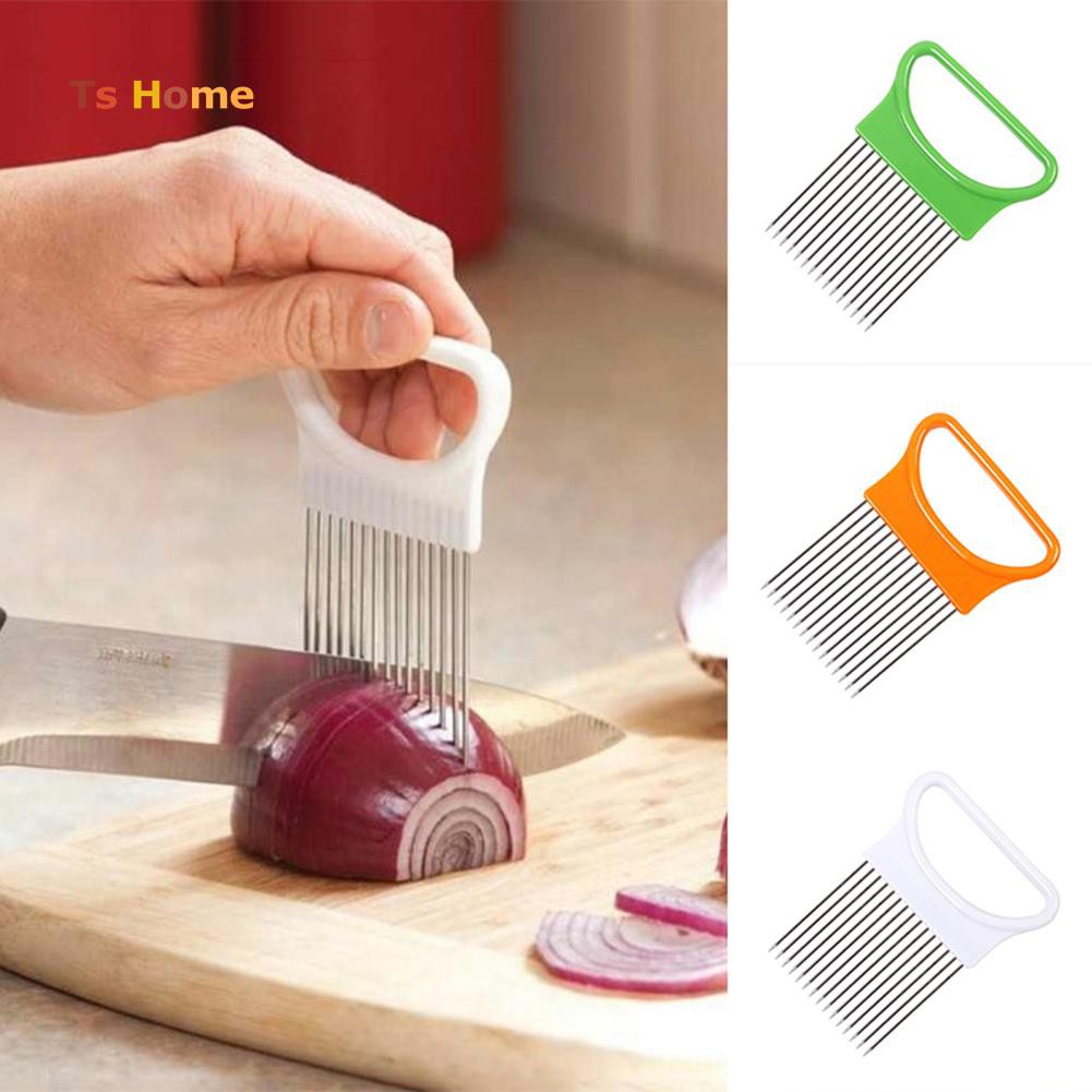 1 Set Onion Holder Slicer Vegetable Tomato Kitchen Gadgets House Kitchen Tools Manual Kitchen Slicers Kitchen Tools Gadgets