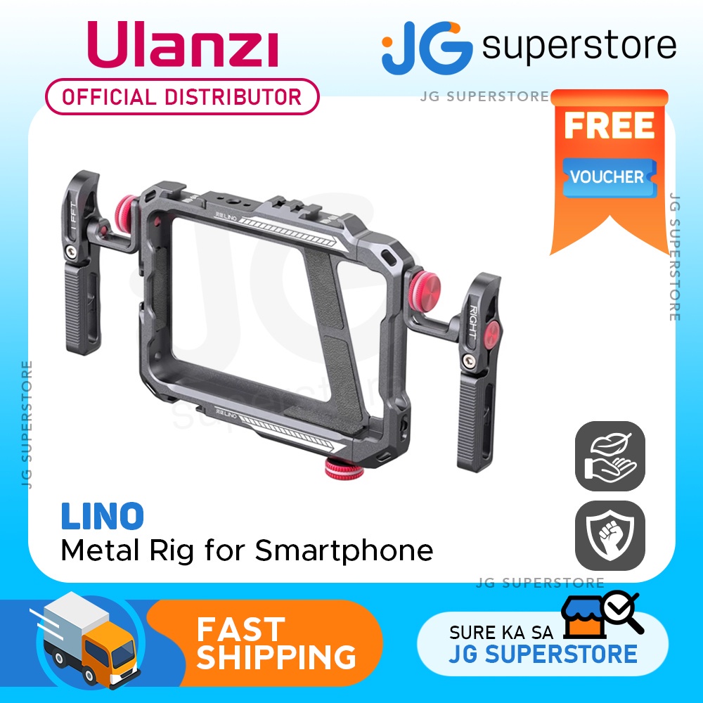 Ulanzi LINO Aluminum Smartphone Cage Rig 360 Adjustable 2 Handles w ...