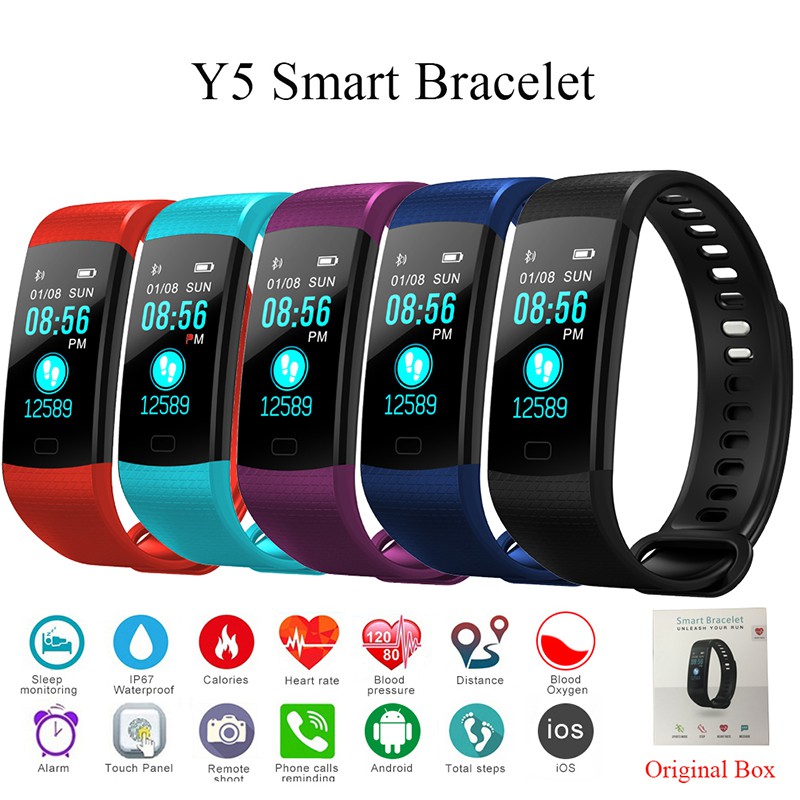 y5 smart watch activity heart rate tracker review