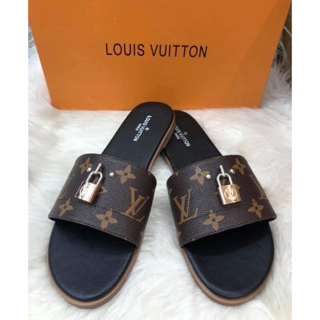 lv monogram sandals