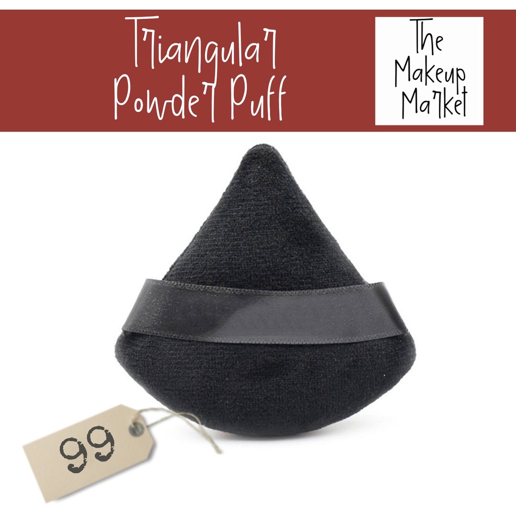 Triangular Powder Puff Baking Puff Setting Powder Tool Shopee Philippines