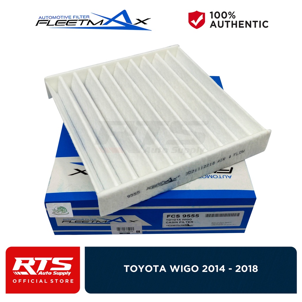 Fleetmax Cabin Filter For Toyota Wigo 2014 - 2019 FCS9555 | Shopee ...