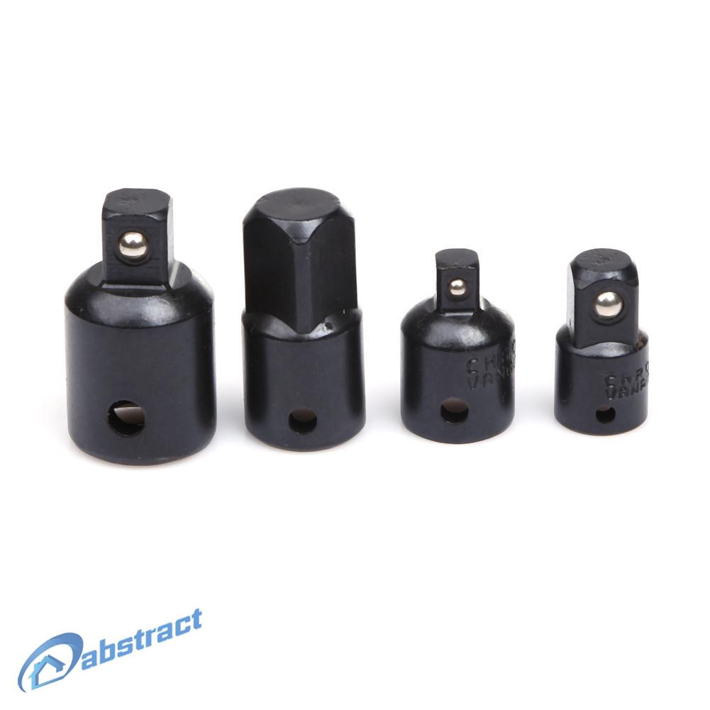 Ab 4pcs 1 4 3 8 1 2 Drive Socket Adapter Variable Diameter Sleeve Converter Reducer Air Impact Shopee Philippines