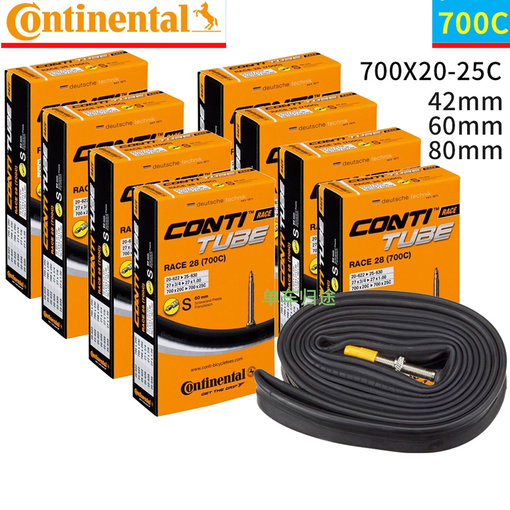 continental road bike tubes