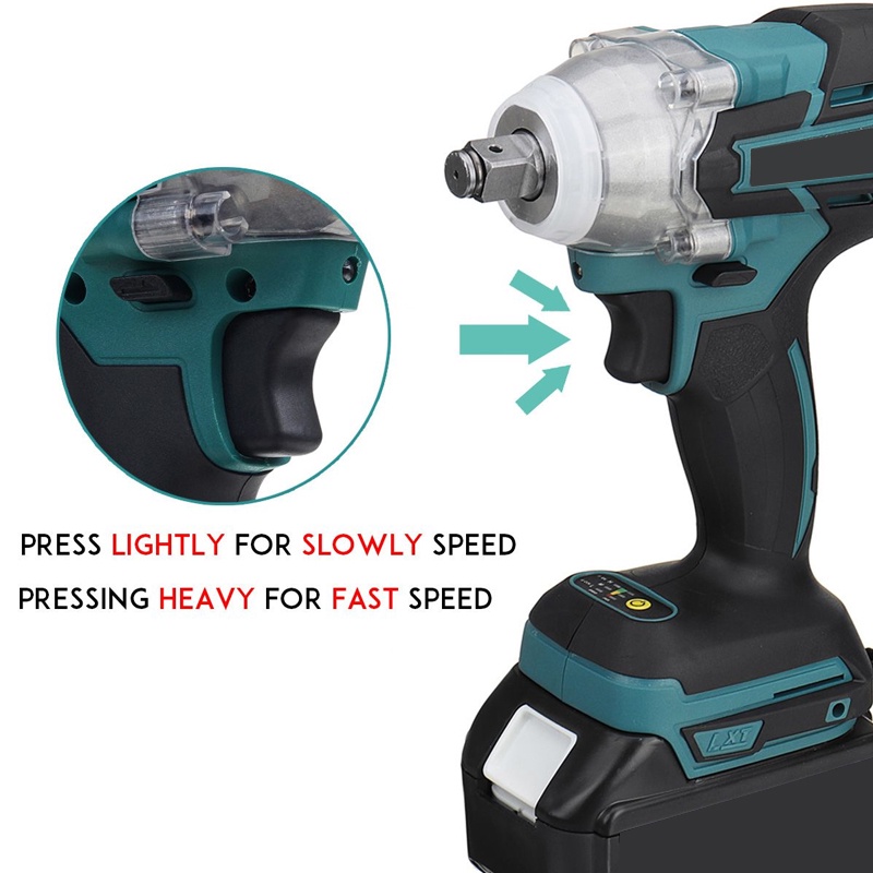 1288VF Impact Wrench Cordless Brushless Wrench Screwdriver Impact Driver Ratche Wrench Drill — view 4
