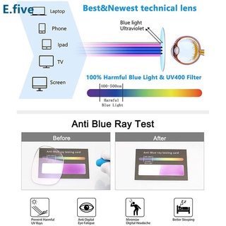 Fashionable Anti Radiation Men's and Women's Anti Blue  Glasses Replaceable Lens Anti Blue Glare E #5