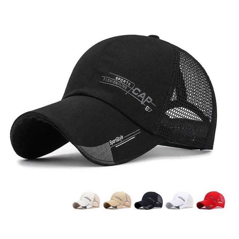 Long Brim Unisex Summer Baseball Cap Men Women Sports Outdoor Canvas ...