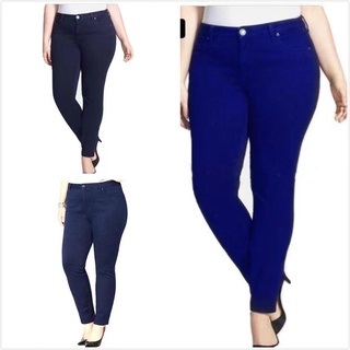 ONE BUTTON PLUS SIZE HIGH WAIST SKINNY JEANS STRETCHHABLE FOR WOMEN 26-38/ A03-1#