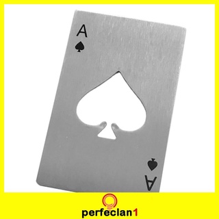 [perfeclan1]Playing Card Ace of Spades Poker Bar Soda Stainless Beer Bottle Cap Opener #2