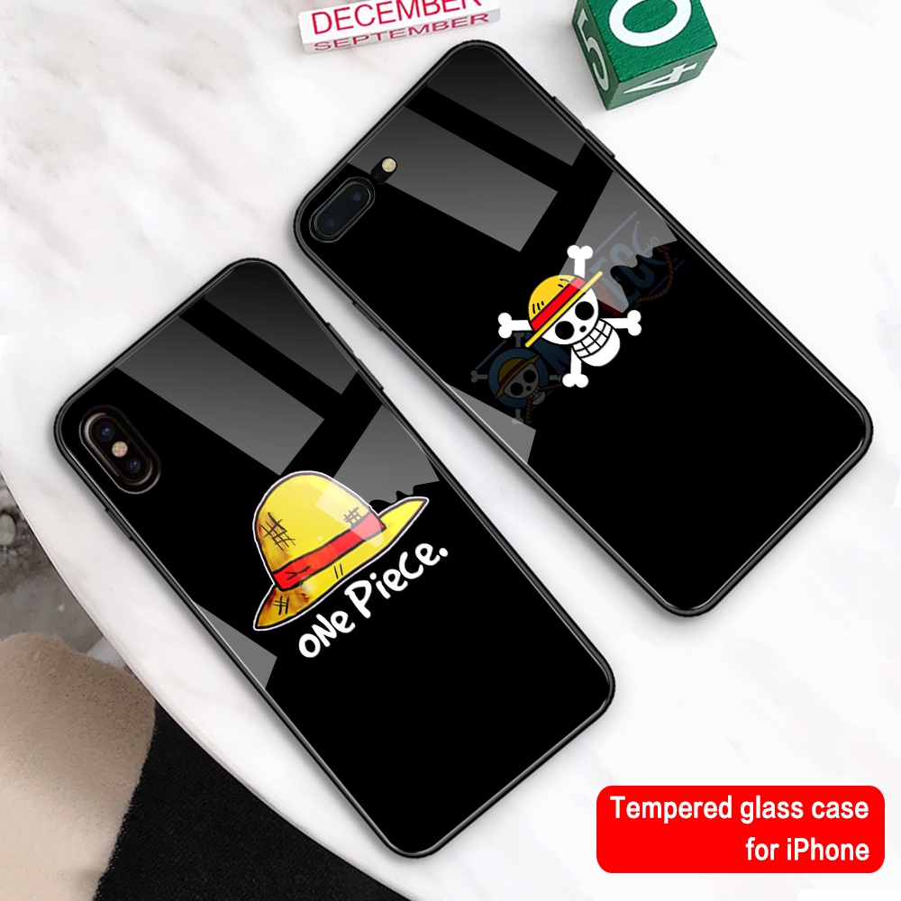 One Piece Iphone 11 Glass Tempered Case For Iphone 6 6s 7 8 Plus X Xr Xs Max 11 Pro Max Phone Case Shopee Philippines