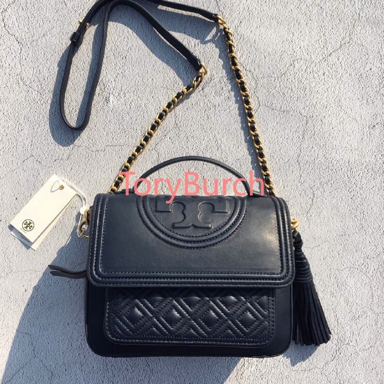 tory burch fleming satchel bag