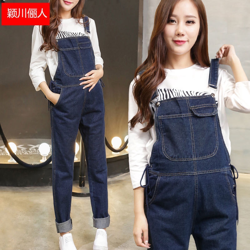 female denim overalls