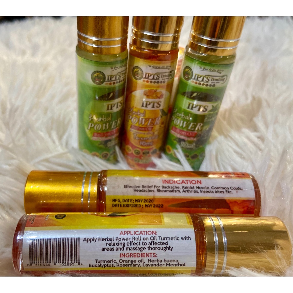 Original IPTS Herbal Power Rollon Oil ORGANIC EFFECTIVE RELAXING