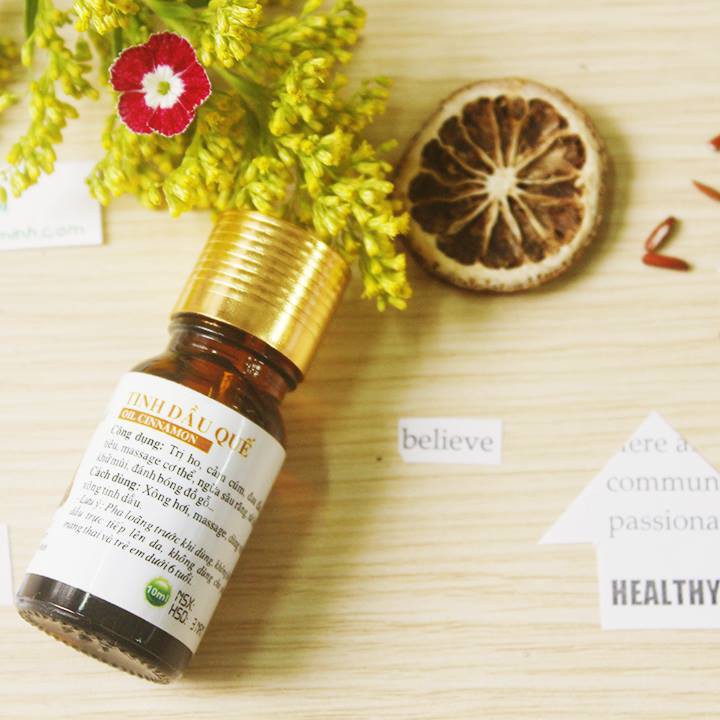 Cinnamon Essential Oil Treatment of cold, cough and chest