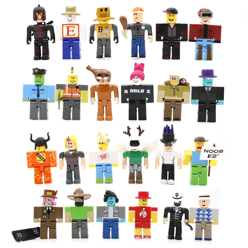 24pcs Set Roblox Games Action Figure Collection Kids Toys Shopee Philippines - po roblox figurines