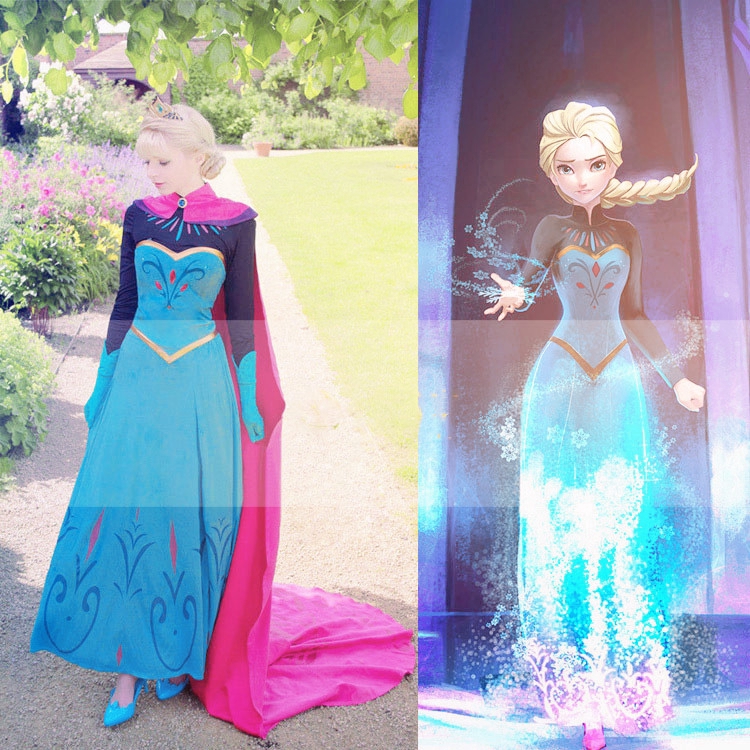 elsa coronation dress cosplay