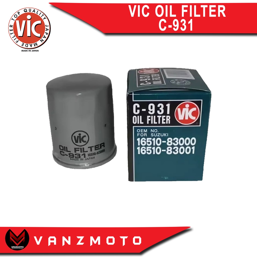 VIC Oil Filter C931 Shopee Philippines