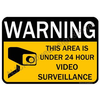 A4 Laminated CCTV Signage | Shopee Philippines